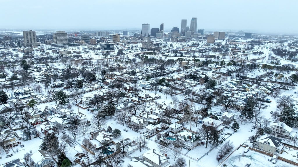 Bei dem Wintersturm sind zwei Männer in Louisiana umgekommen.
