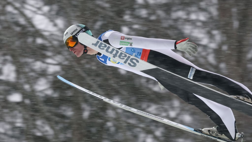 Domen Prevc sorgte bei der Flug-WM für eine kuriose Szene.