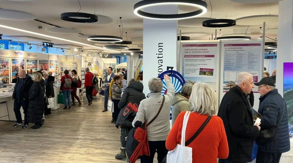 Zahlreiche Besucher haben sich bei der MZ-Reisen Messe 2026 über Urlaubsziele und Exklusiv-Angebote informiert.
