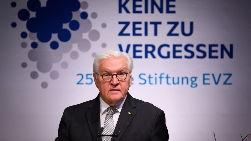 Die Stiftung Erinnerung, Verantwortung und Zukunft feierte im Dezember ihr 25-jähriges Bestehen mit Bundespräsident Frank-Walter Steinmeier. (Archivbild)