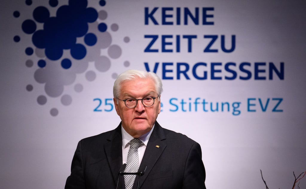 Die Stiftung Erinnerung, Verantwortung und Zukunft feierte im Dezember ihr 25-jähriges Bestehen mit Bundespräsident Frank-Walter Steinmeier. (Archivbild)