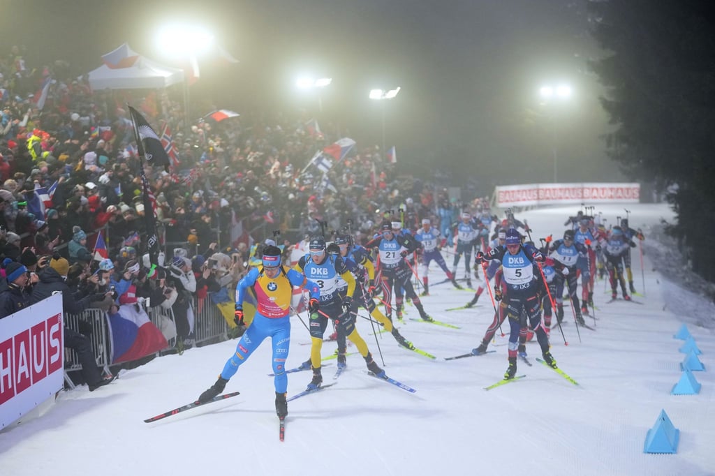 Letztes Männer-Rennen vor den Olympischen Spielen: Der Massenstart in Nove Mesto