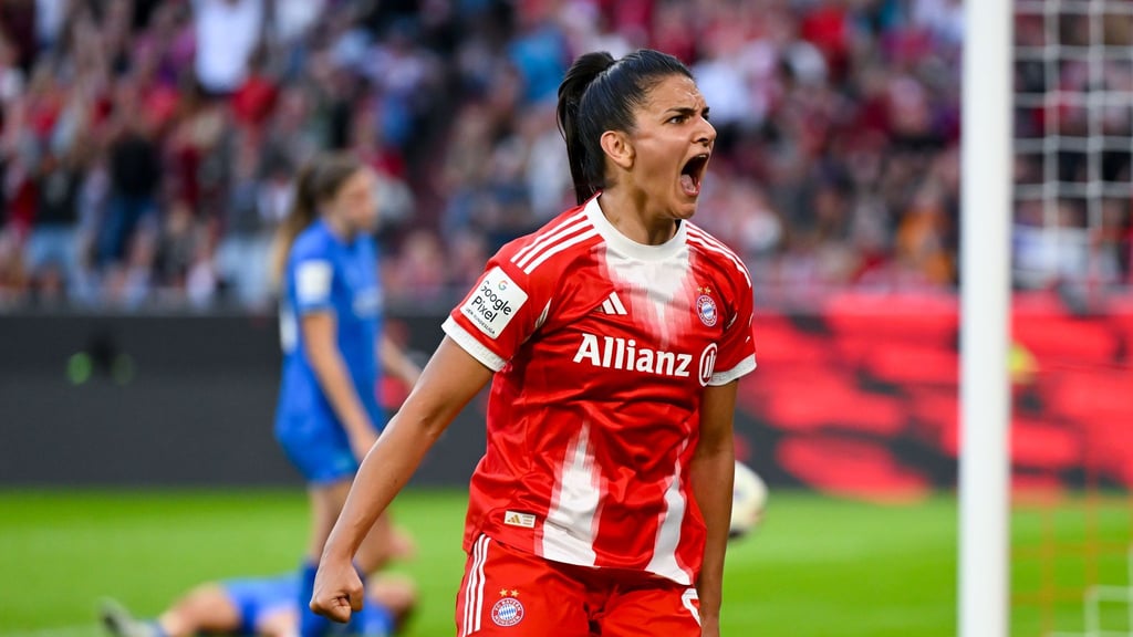 Bayern-Stürmerin Jovana Damnjanovic traf zum 3:0 gegen Leipzig. (Archivbild)