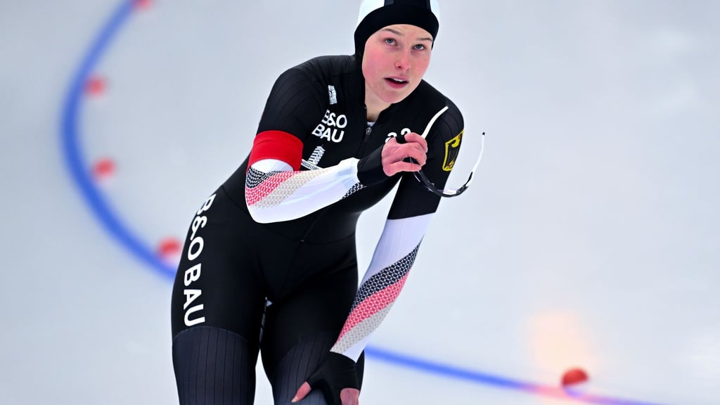 Erstmals auf dem Weltcup-Podest: Sophie Warmuth.