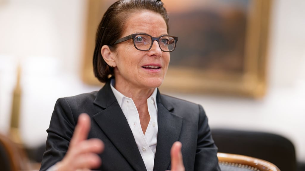 Caroline von Kretschmann, geschäftsführende Gesellschafterin des Hotels „Europäischer Hof Heidelberg“, ist ein Tiktok-Star - ihre Videos werden zum Teil millionenfach geklickt.