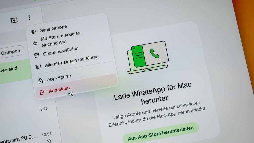Whatsapp im Browser benutzt? Dann hinterher das Abmelden nicht vergessen.