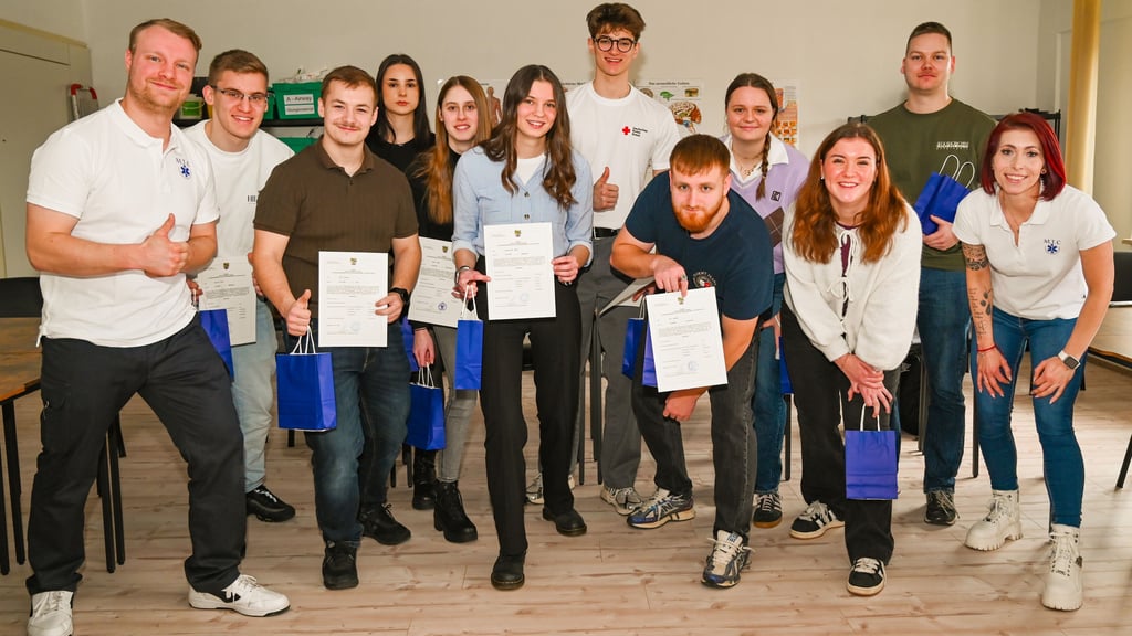 Zehn Schüler haben ihre Ausbildung am Medizinischen Trainings Center Börde in Wanzleben abgeschlossen.