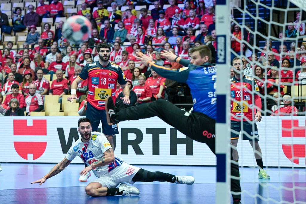 Lieferte gegen Frankreich eine starke Partie: Spaniens Torwart Sergey Hernandez.