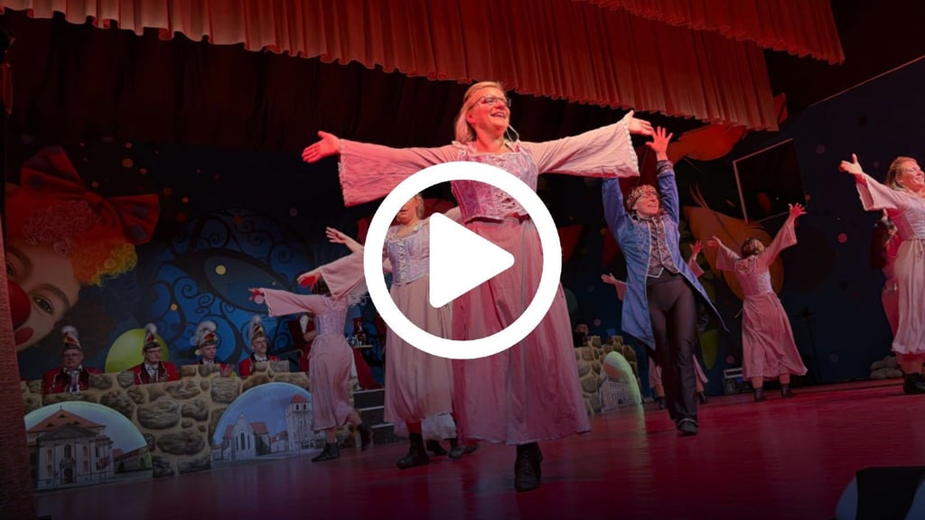 Katharinas Ballerinas waren als ein Tanz-Höhepunkt der Prunksitzung des CCZ zu erleben.