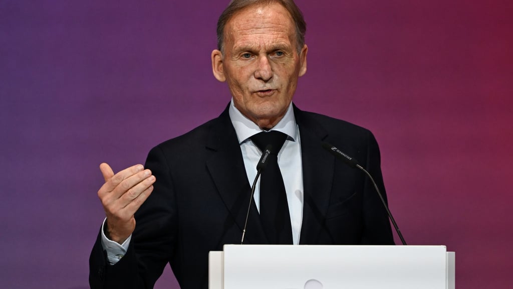 Ligapräsident Hans-Joachim Watzke: mahnende Worte beim DFL-Neujahrsempfang.