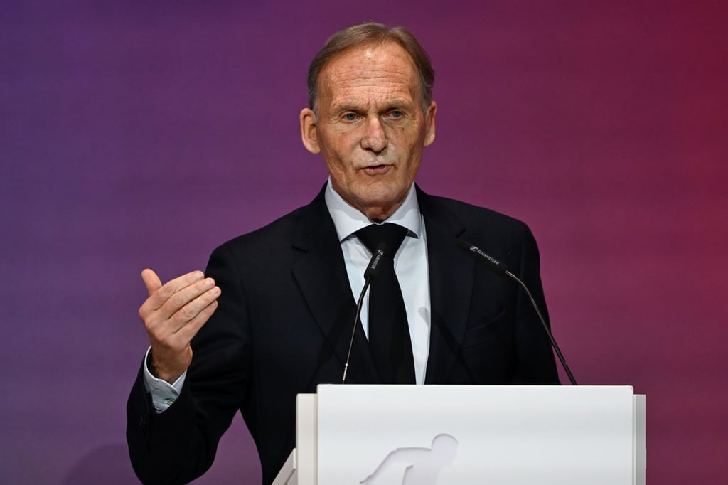 Ligapräsident Hans-Joachim Watzke: mahnende Worte beim DFL-Neujahrsempfang.