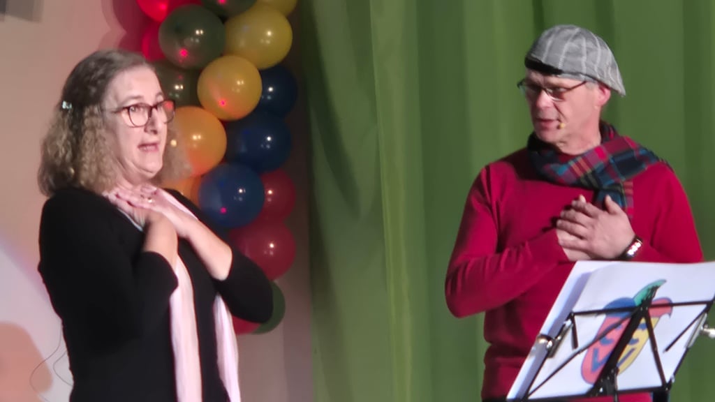 Christiane und Carsten sangen von Liebe und Leidenschaft, die die KI nie schafft.