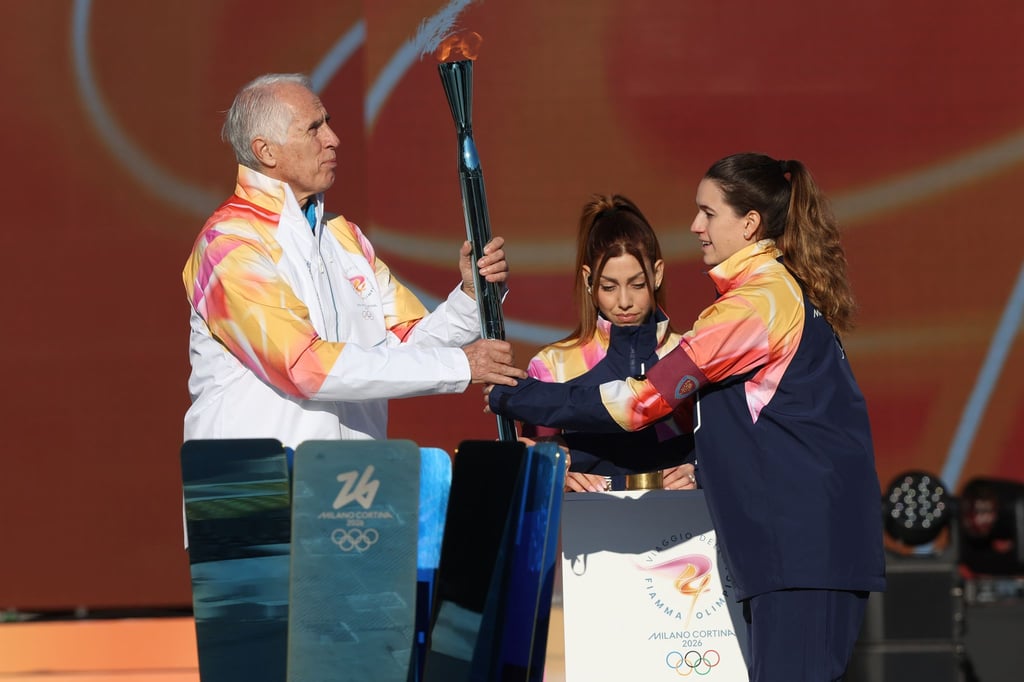 Die Fackel tourt seit Dezember durch Italien. (Archivbild)