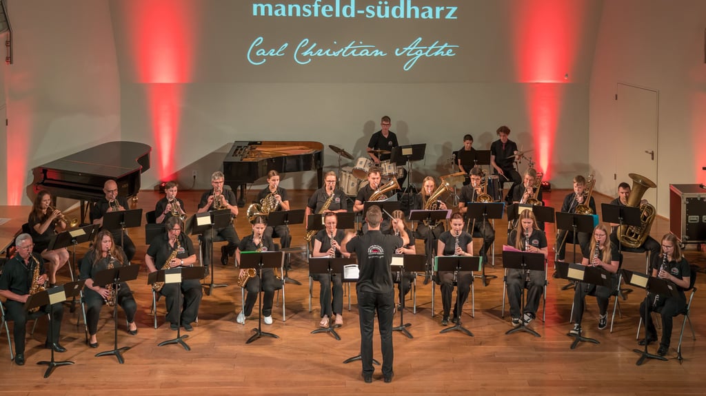 Etliche Schüler aus dem Blasorchester der Kreismusikschule Mansfeld-Südharz sind bei "United Winds" mit am Start.