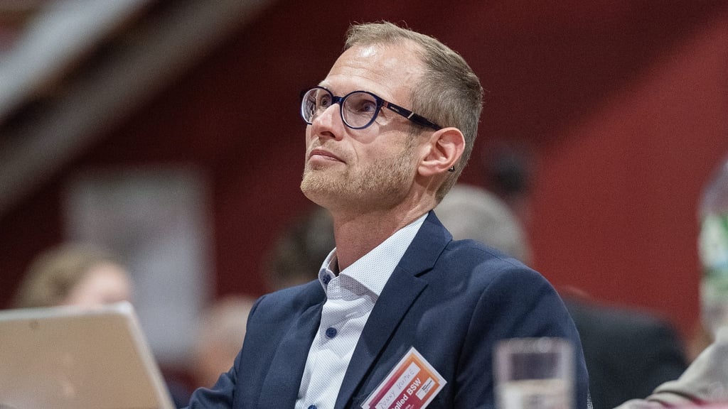 Ronny Kupke führt nun auch die BSW-Fraktion im Sächsischen Landtag an (Archivbild).