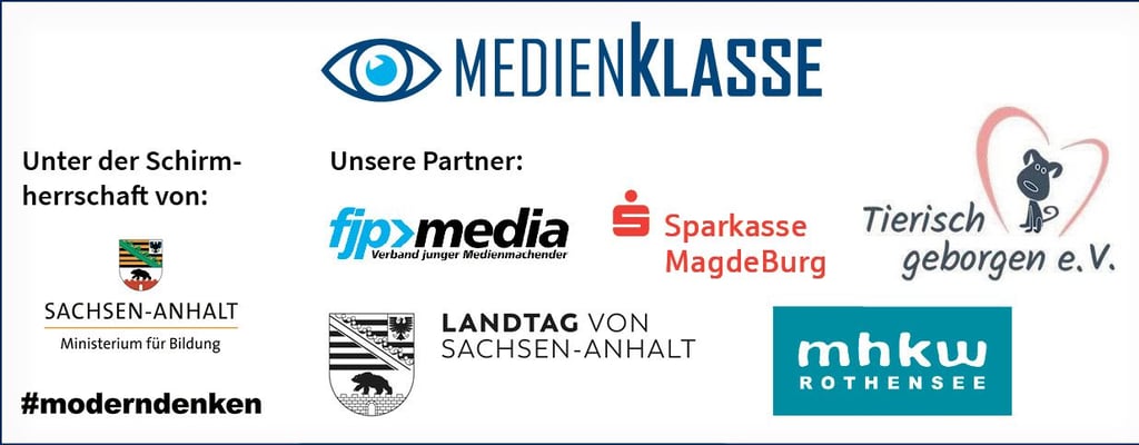 Diese Sponsoren unterstützen die Medienklasse im Schuljahr 2025/26.