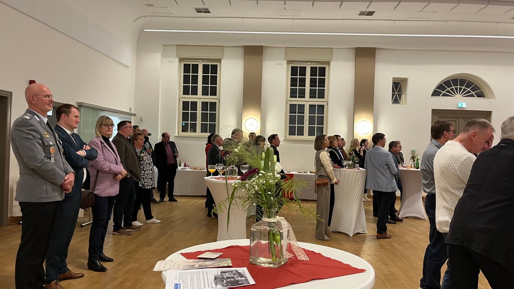 Neujahrsempfang im Grete-Minde-Saal in Tangermünde. 
