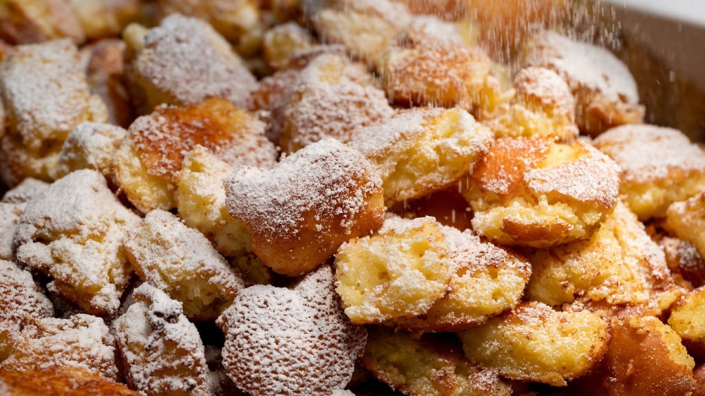 Immer etwas mehr Eiweiß als Eigelb kommt in die Masse für den Kaiserschmarrn. Nach dem Ausbacken kommt er zudem noch in den Ofen.