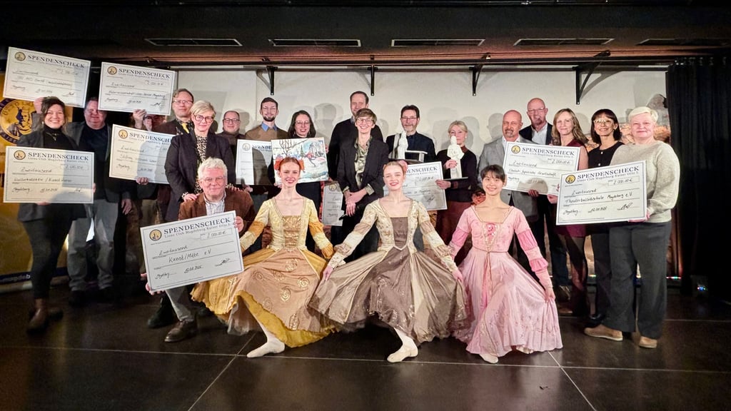 Scheckübergabe des Magdeburger Lions-Clubs „Kaiser Otto I.“ 