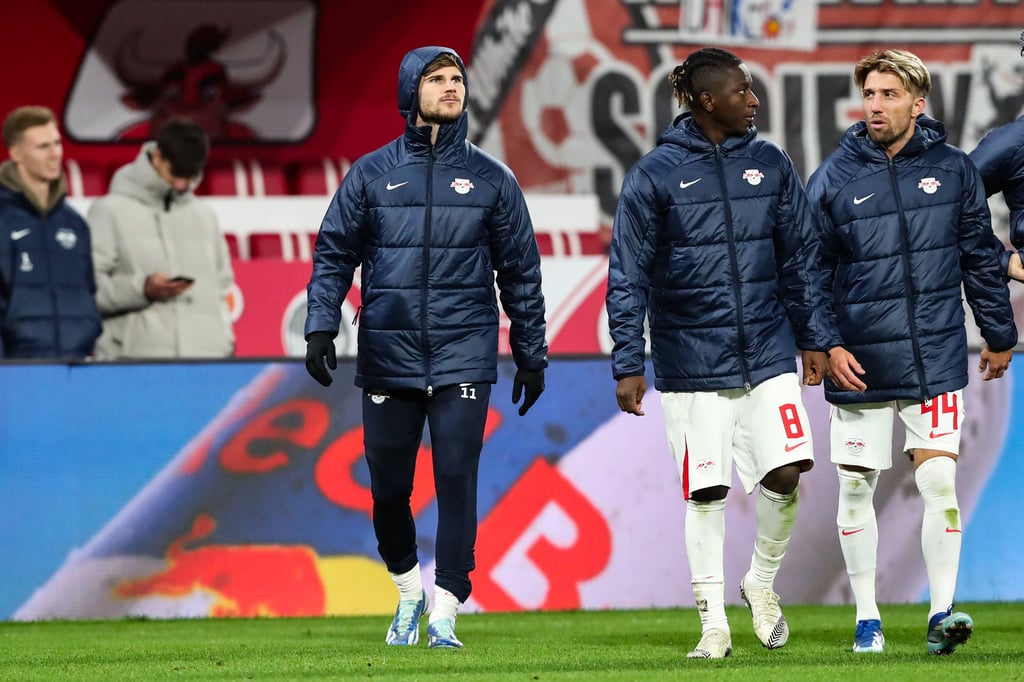 Timo Werner, Amadou Haidara und Kevin Kampl.