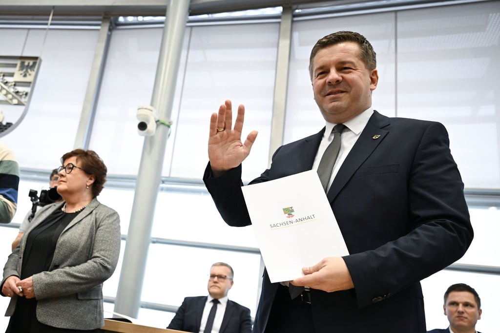 Bei seiner Wahl im Landtag erhielt Schulze auch Stimmen von der Opposition.