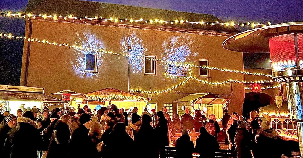 Der Wintermarkt in Görzig,  zum zweiten Mal ausgerichtet vom Heimatverein