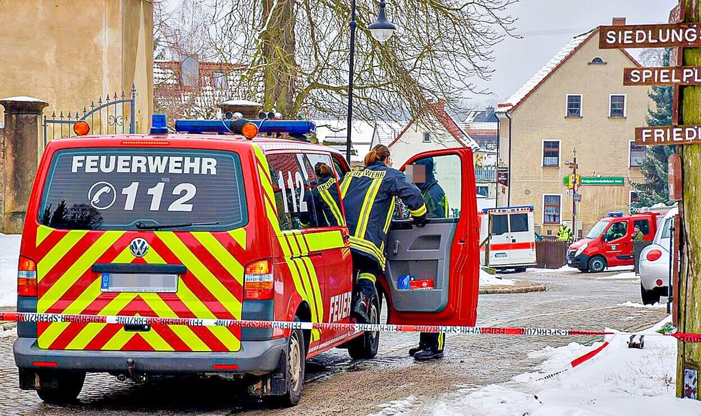 Rund 60 Einsatzkräfte sind am Mittwoch in Weißenborn im Einsatz gewesen. 