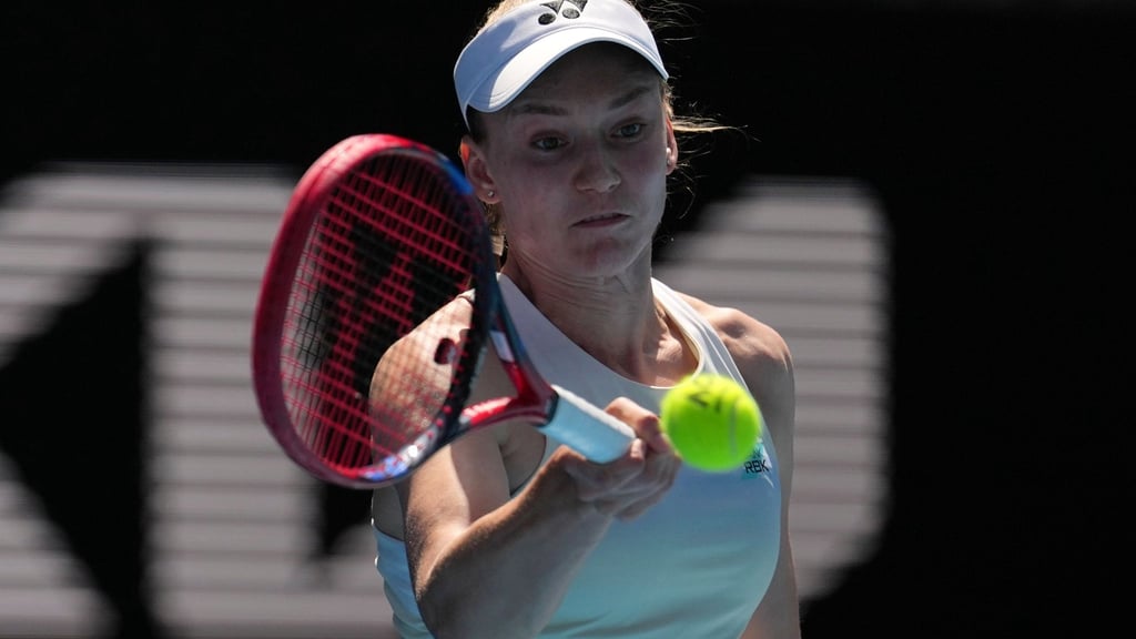 Die Kasachin Jelena Rybakina steht bei den Australian Open im Halbfinale.
