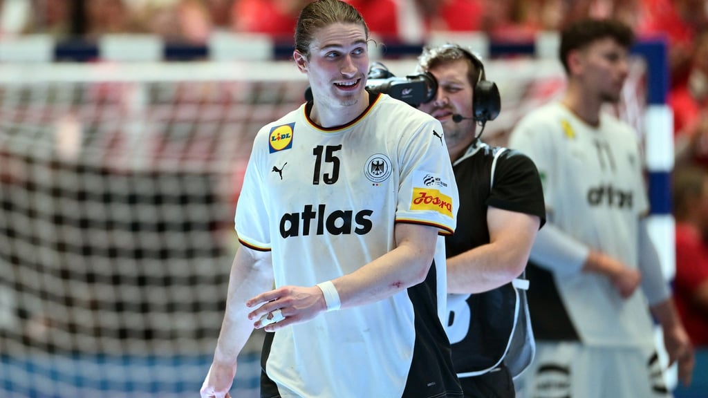 Juri Knorr ist gegen Frankreich der beste deutsche Spieler.