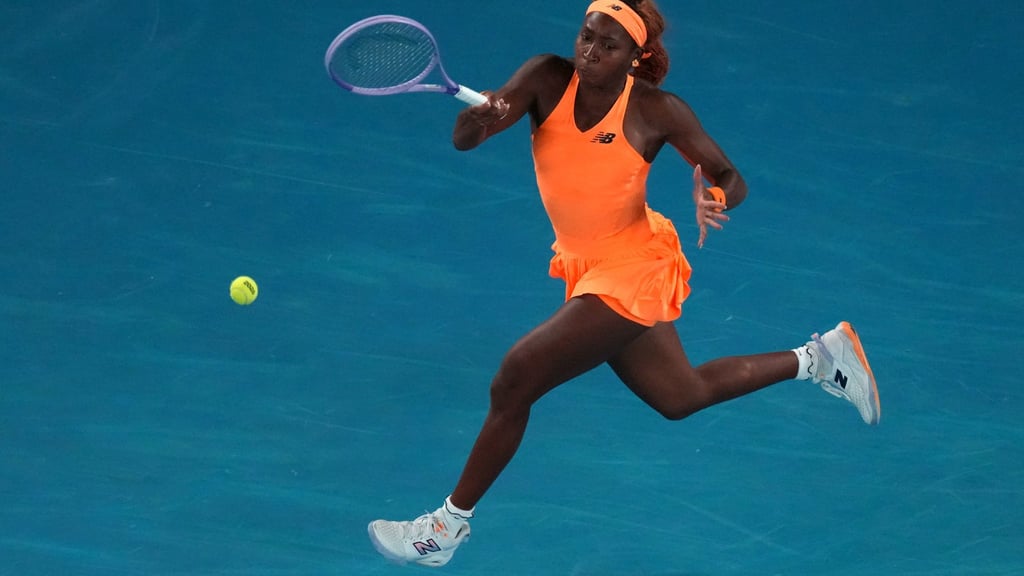 Coco Gauff ließ ihrem Frust in Melbourne freien Lauf.