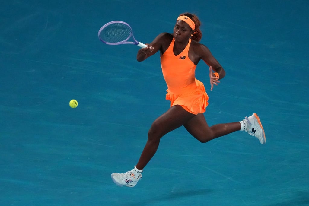 Coco Gauff ließ ihrem Frust in Melbourne freien Lauf.