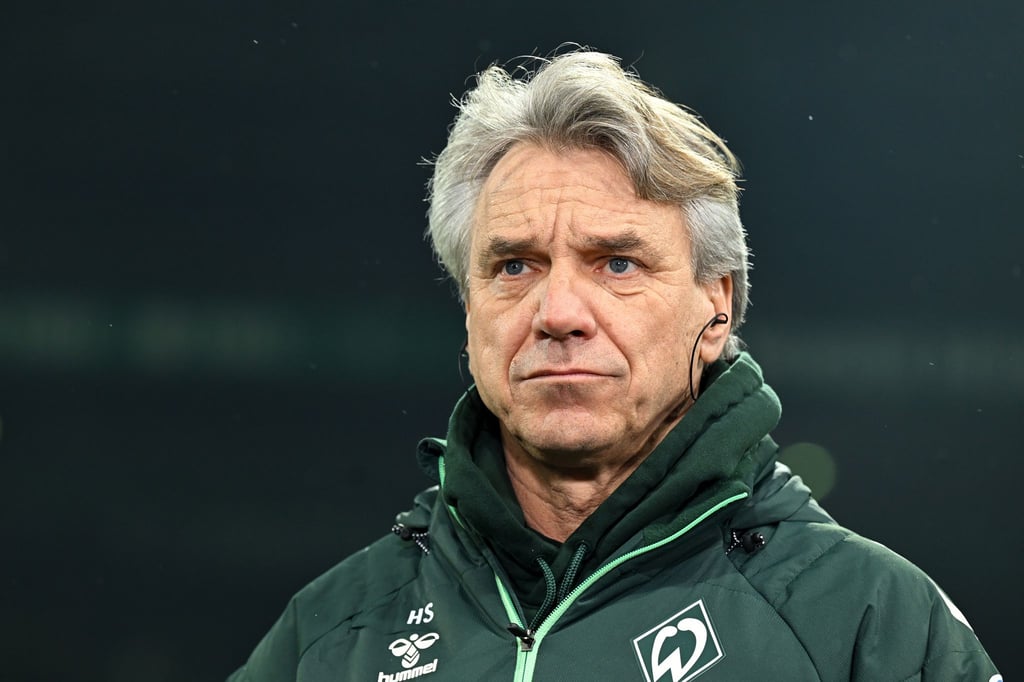Hat derzeit wenig zu lachen: Werder-Cheftrainer Horst Steffen.