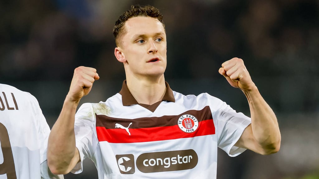 Martijn Kaars erzielte gegen RB Leipzig spät in der Nachspielzeit den 1:1-Ausgleich.