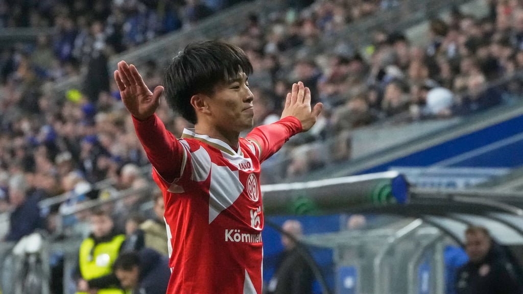 Fällt gegen Leipzig möglicherweise aus: Sota Kawasaki von Mainz 05. (Archivbild)