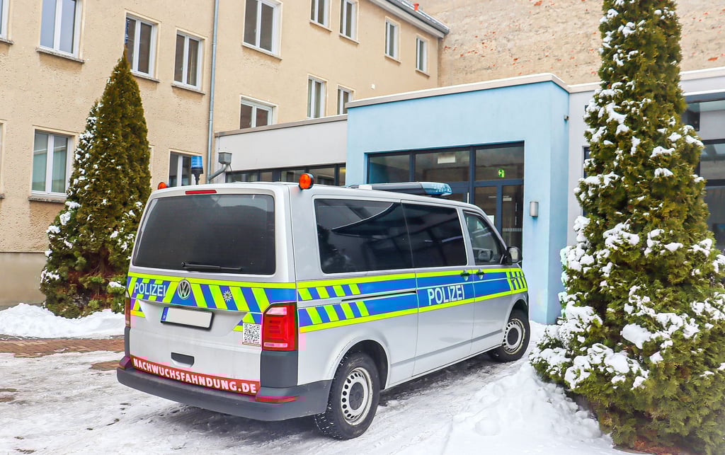 Die Außenstelle des Polizeireviers Altmarkkreis Salzwedel an der Breiten Straße in Klötze. 