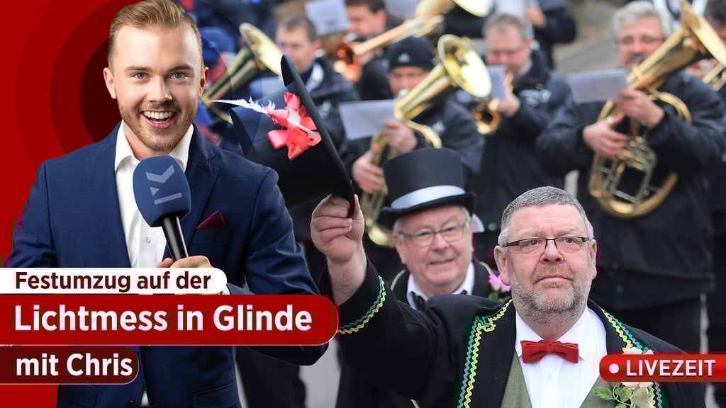 Am Sonntag, 1. Februar 2026, findet in Glinde die Lichtmess statt. Wir begleiten den Festumzug mit der LIVEZEIT mit Chris live.