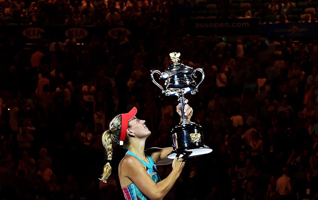 Angelique Kerber gewann vor zehn Jahren bei den Australian Open ihren ersten Grand-Slam-Titel.