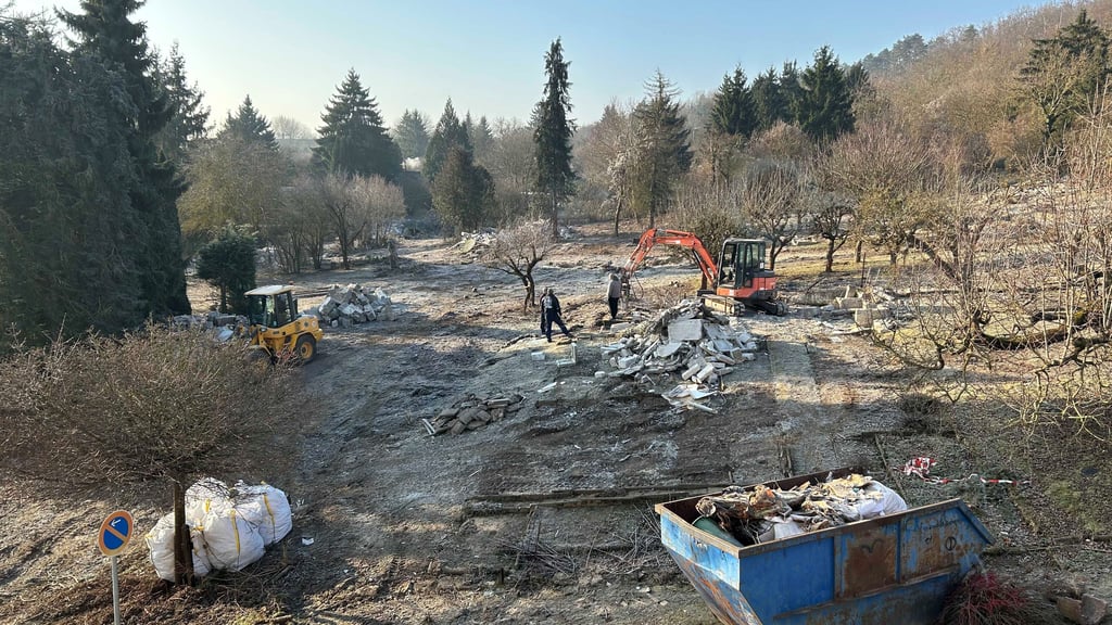 In der Kritik: Gehölz- und Abrissarbeiten am Joachimsberg in Bad Kösen