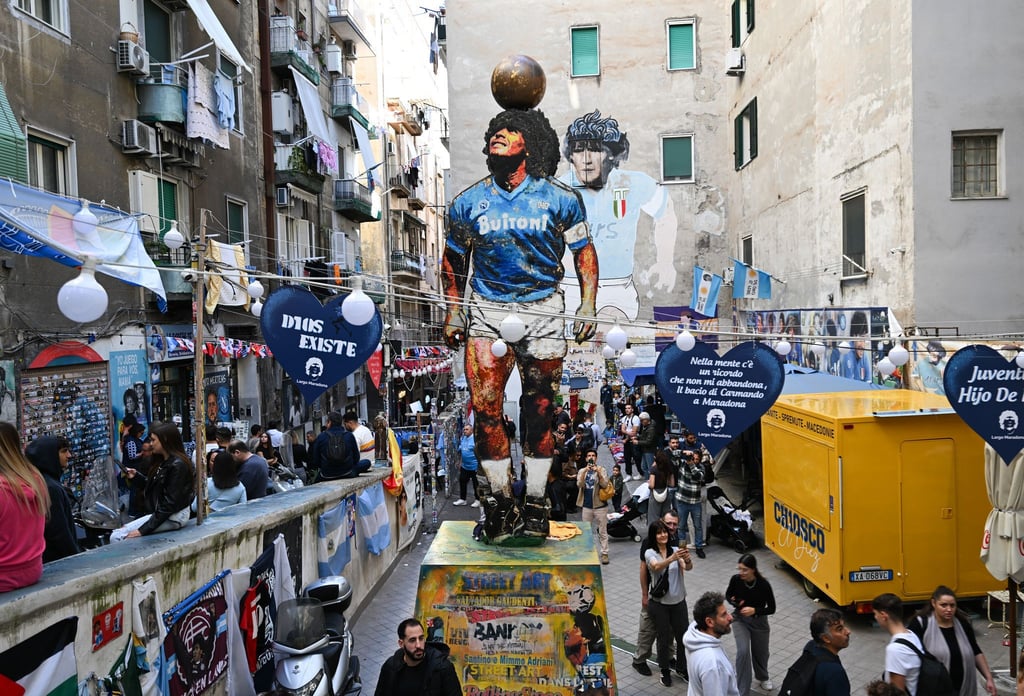 Neapel gestaltet Madonna-Gedenkstätte um (Foto-Archiv).