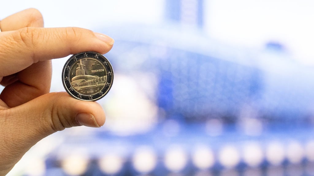 Das Klimahaus Bremerhaven ist ab sofort auf Millionen Zwei-Euro-Münzen abgebildet.