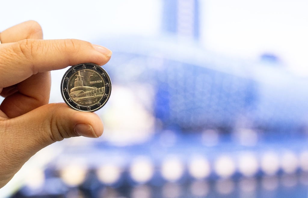 Das Klimahaus Bremerhaven ist ab sofort auf Millionen Zwei-Euro-Münzen abgebildet.