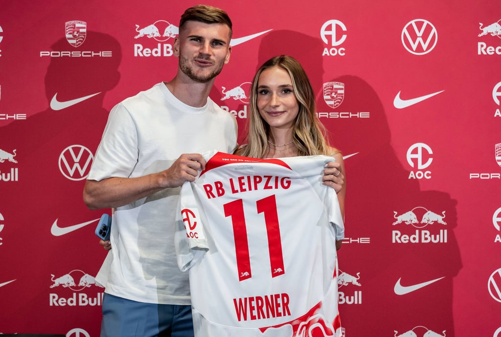 Timo Werner und seine Frau Paula