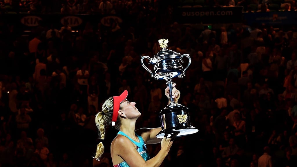 Angelique Kerber gewann vor zehn Jahren bei den Australian Open ihren ersten Grand-Slam-Titel.