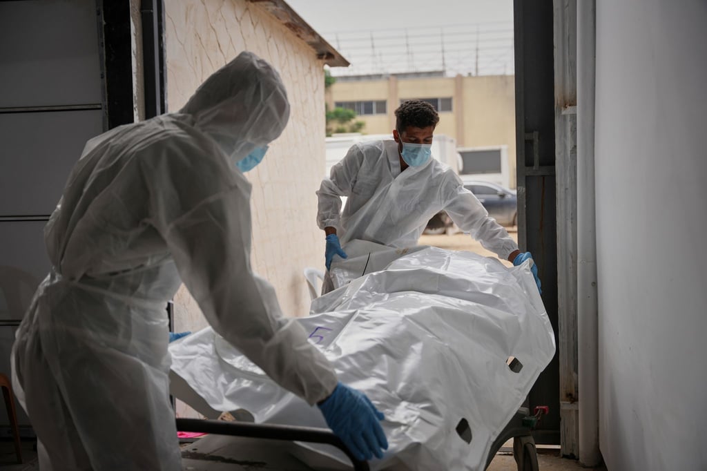 Aus Israel übermittelte Leichen von Palästinensern im Süden des Gazastreifens. (Archivbild)