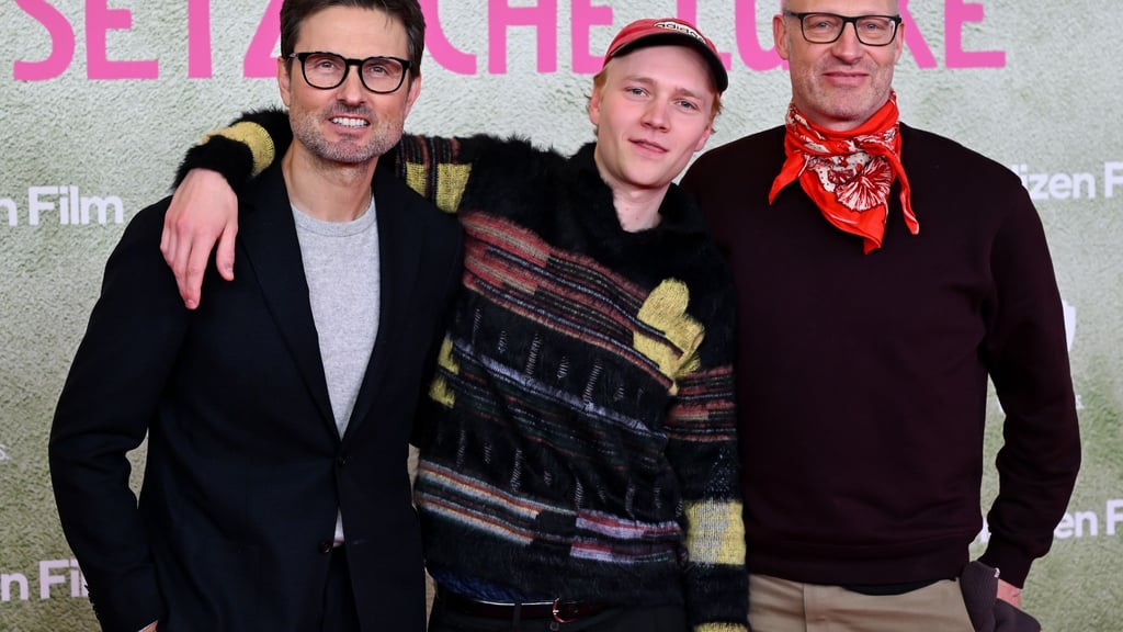 Simon Verhoeven (l-r), Joachim Meyerhoff und Bruno Alexander.