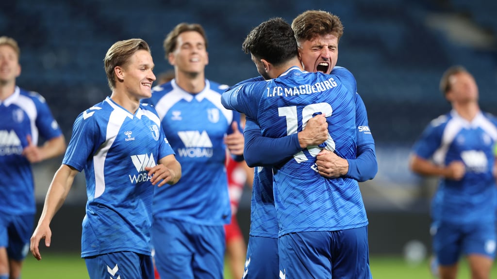 Einfach mal kurz die Augen schließen und freuen: Enis Bytyqi genießt die Momente des Jubels aufgrund der harten Vorjahre mehr denn je.