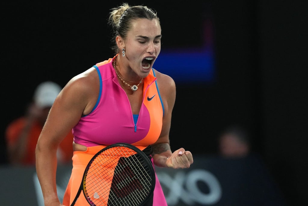 Aryna Sabalenka steht in Melbourne zum vierten Mal in Serie im Finale.