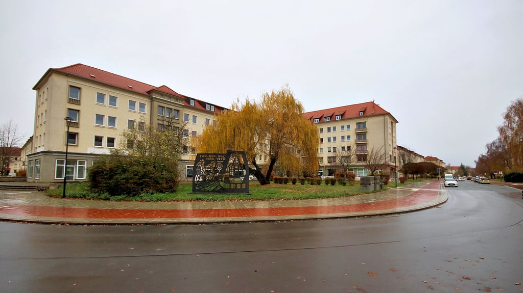 Der Denkmalschutz ist ein Problem für die Weiterentwicklung der Neue Wohnstadt.