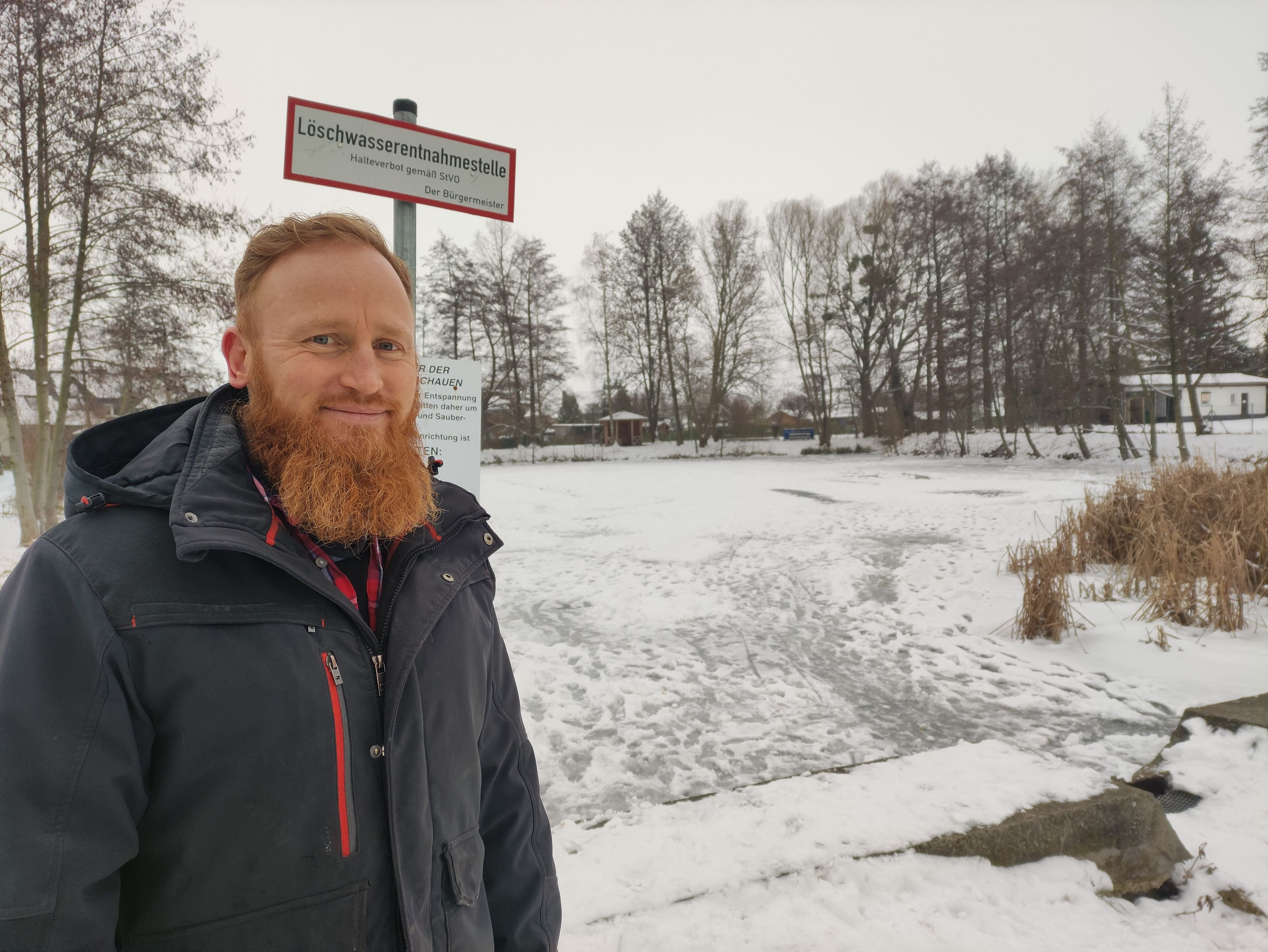 Löschwassermangel im Harz: Eine Frage der Sicherheit: Sanierung des Bauernteichs in Schauen