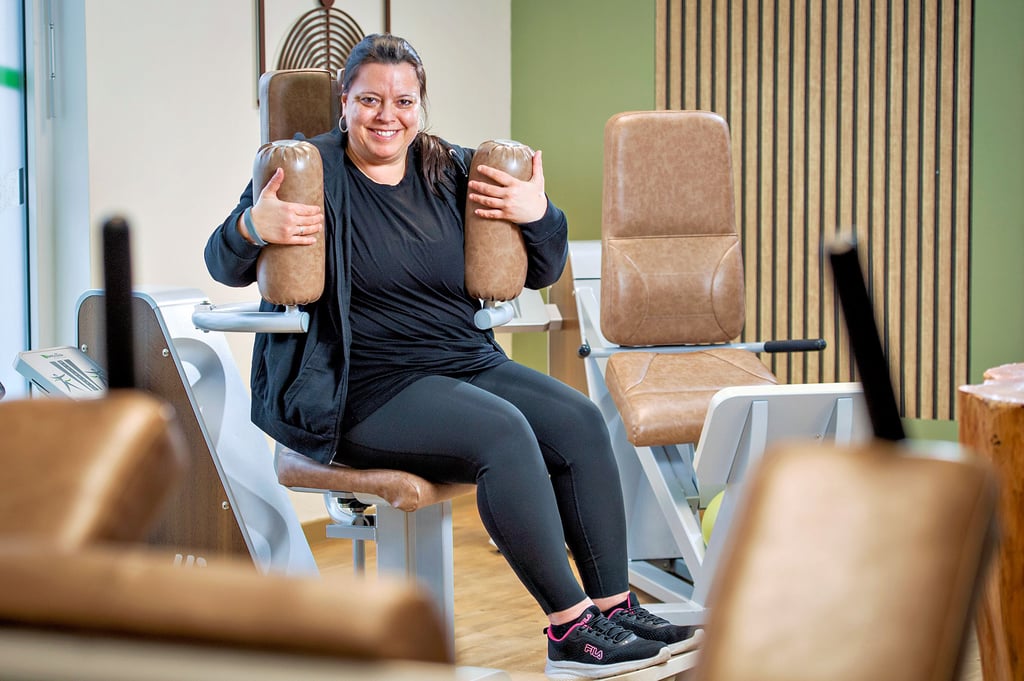 Sandra Walther trainiert seit Anfang des Jahres im Reha-Mallia-Plus in Naumburg. Nach einer Operation will sie etwas für sich und ihren Körper tun.